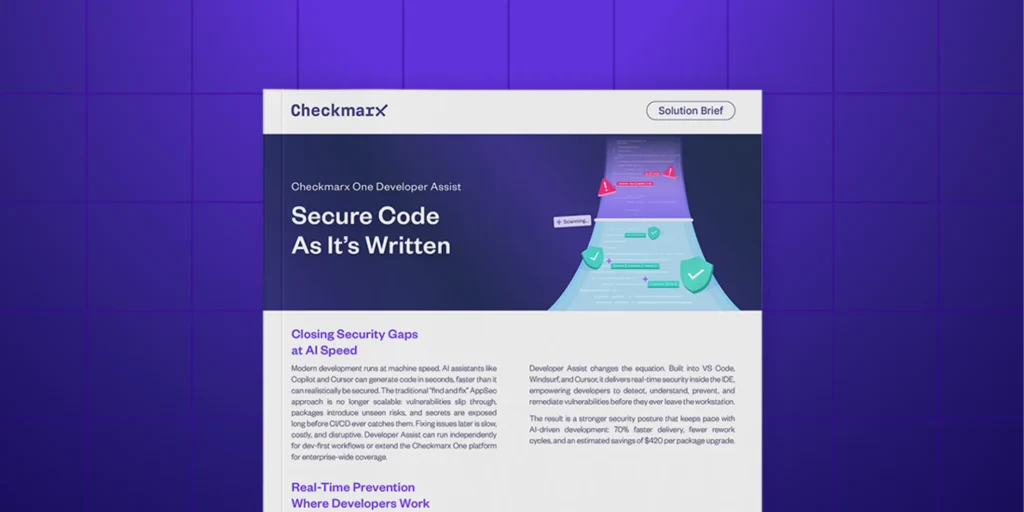 Secure Code As It Is Written with Developer Assist resource preview